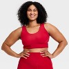 Women's Everyday Soft Medium Support Longline Sports Bra - All In Motion™ - 3 of 4