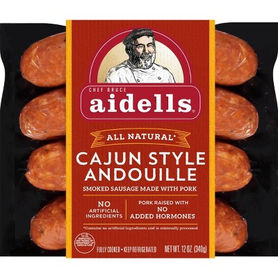 Aidells Cajun Style Andouille Smoked Pork Sausage - 12oz/4ct