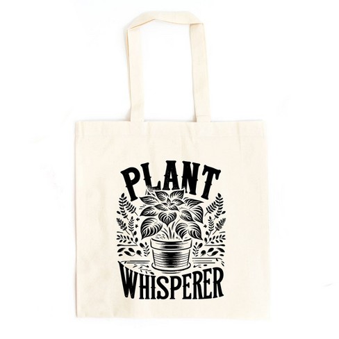 City Creek Prints Plant Whisperer Canvas Tote Bag - 15x16 - Natural - image 1 of 2