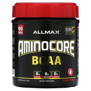 ALLMAX AMINOCORE™ BCAA, Fruit Punch, 2.1 lbs (945 g) - 1 of 2