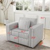 NicBex Couches for Living Room 44.9" Single Sofa Minimalist Corduroy Upholstered Sofa Couch with Pull Out Storage and 1 Piilow for Bedroom - 2 of 4