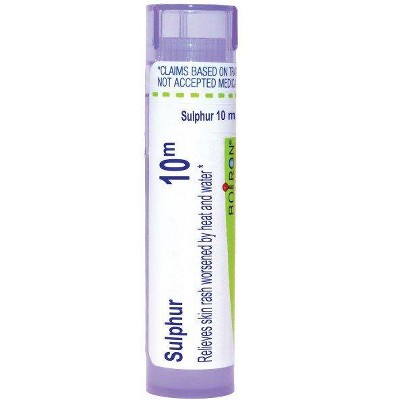Sulphur 10M by Boiron Homeopathic Single Medicine For First Aid  -  80 Pellet