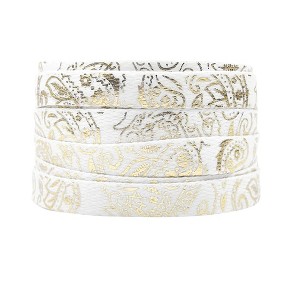 INSPIRE CHIC Paisley Flat Shoe Laces for Sneakers 1 Pair - 1 of 4
