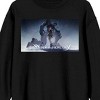 Gundam Witch From Mercury Petra Mobile Suit Crew Neck Long Sleeve Black Adult Sweatshirt - 2 of 3