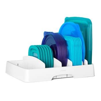2pk Plastic Peggy Adjustable Dishware Organizer Gray - Umbra : Target