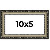 PosterPalooza | 10x5 Wood Antique Frame with UV Acrylic, 4 Finishes: Bronze, Gold, Silver, and Black - 2 of 4