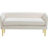 Meridian Furniture,Audrey Velvet Bench - 3 of 4