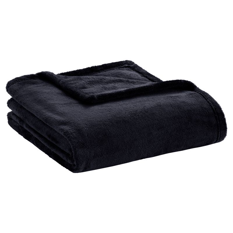60"x70" Oversized Microlight Plush Solid Throw Blanket - Intelligent Design, 1 of 10