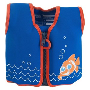 Konfidence Learn to Swim Buoyancy Jacket in Blue Clownfish - 1 of 4
