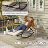 UV Water Resistant Rocking Chair for Sunbathing, Lawn, Garden or Pool - 4 of 4