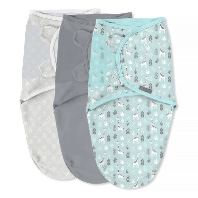 SwaddleMe Original Swaddle Wrap - Newborn - Our Tall Friends - 3pk
