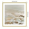 Amanti Art Gilded Surf I by June Erica Vess Wood Framed Wall Art Print - 4 of 4