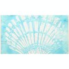 Olivia’s Home Cerulean Clam Shell Doormat – 22" × 32" Indoor/Outdoor Rectangle with Coastal Shell Design - 2 of 3