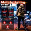 Fosmon Bike Lights for Night Riding, Bicycle Lights Front & Rear Set, IP65 Bike Headlight, Smart Bike Tail Light with Turn Signal & Alarm - 3 of 4