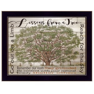 "Lessons from a Tree" by Cindy Jacobs, Ready to Hang Framed Print, Black Frame - 1 of 1