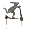SPI Home Scooter Bunny Garden Sculpture – 15" H Whimsical Cast Aluminum Outdoor Accent in Bronze Finish - 3 of 3