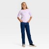 Girls' Long Sleeve 'Swans' Graphic T-Shirt - Cat & Jack™ Light Violet - 4 of 4