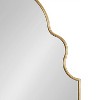 Kate and Laurel Vania Moroccan Arch Wall Mirror, 20x34, Gold - 2 of 4