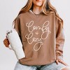 Simply Sage Market Women's Lightweight Garment Dyed Graphic Sweatshirt Comfy and Cozy Cursive - 2 of 4