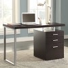 Brennan 3 Drawer Office Desk with Reversible Cabinet - Coaster - 2 of 4