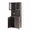 TiramisuBest 70.87" Tall Kitchen Pantry, Storage Cabinet , Kitchen Cabinet , Drawer and Adjustable Shelves, for Kitchen, Dining Room, White - 3 of 4