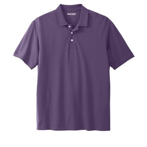 KingSize Men's Big & Tall Shrink-Less Piqué Polo Shirt - 1 of 4