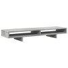 Aghana Digitals Concrete Grey Engineered Wood Monitor Stand with 2 Storage Compartments, - 2 of 4