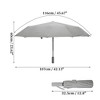 Unique Bargains Automatic Umbrella Collapsible Portable for Travel - 2 of 4