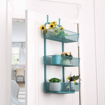 Nex 3 Tier Over The Door Basket Organizer With 3 Tier Mesh Basket Hanging Storage Unit Target