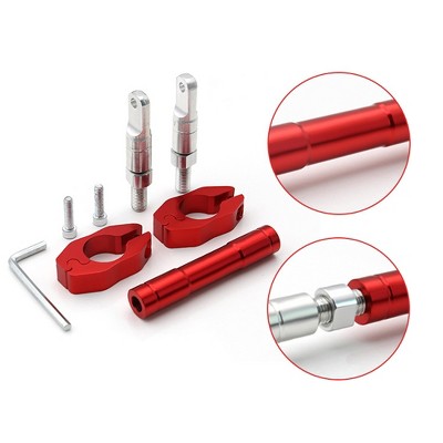 Research on the Red Adjustable Balance Bar Handle Bracket for Motorcycle Reinforced Horizontal Beam Modification Accessories
