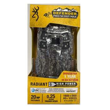 Browning Defender Pro Scout Max Cellular Trail Camera, AT&T and Verizon