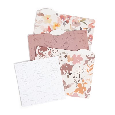 U Brands 12ct File Folders Loose Botanicals