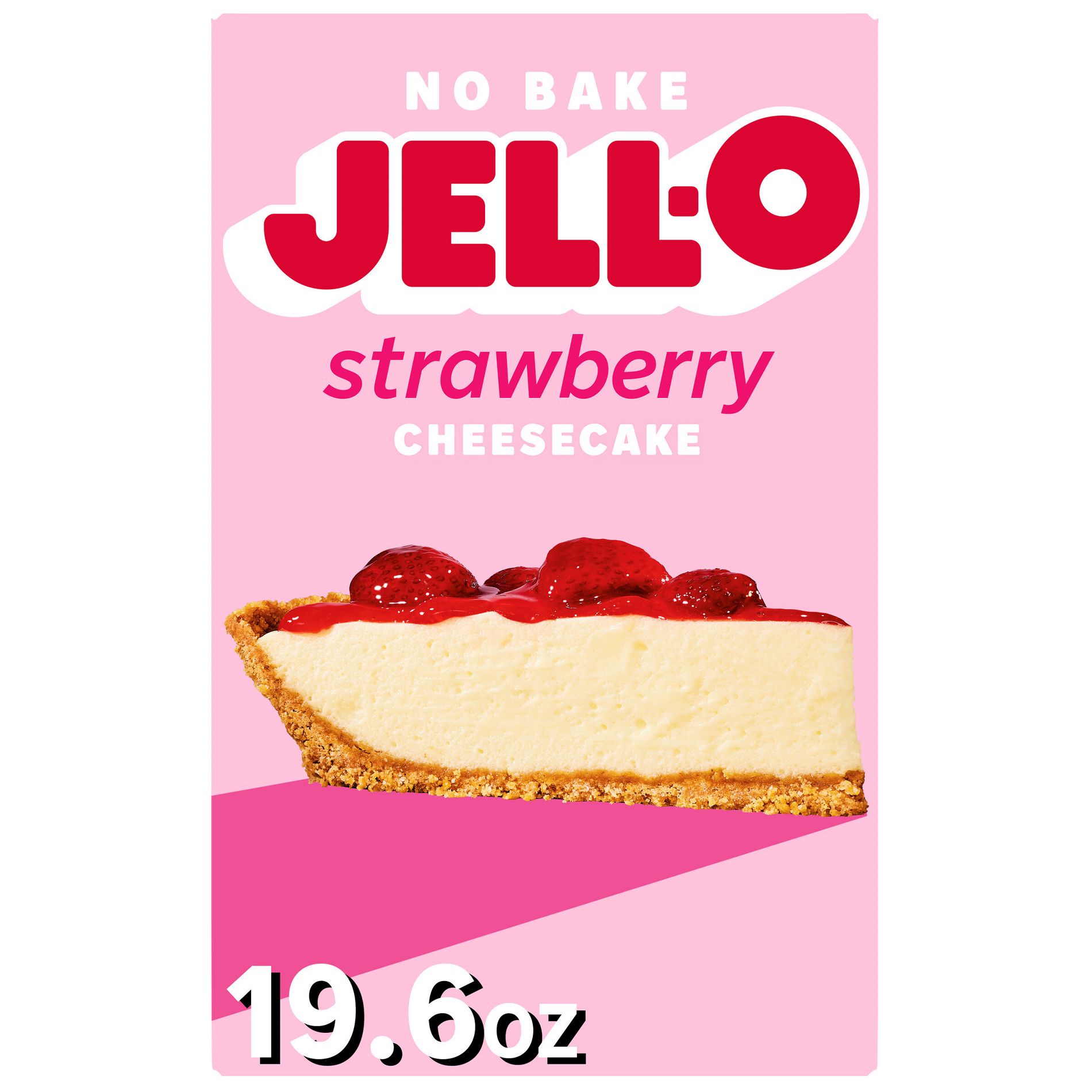 Jell-O No Bake Strawberry Cheesecake Mix - 19.6oz