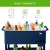 Best Choice Products 80qt Steel Rolling Cooler Cart w/ Bottle Opener, Catch Tray, Drain Plug, Locking Wheels - 3 of 4