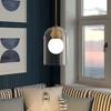 Hudson and Canal 8" Wide Double Layer Pendant with Glass Shade - 4 of 4
