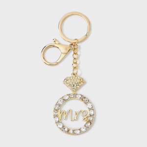 SUGARFIX by BaubleBar Locked In Keychain - Gold - 1 of 2