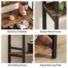 Lirago Brown Iron Frame and Chipboard 5-Tier Kitchen Rack 31.5x15.7x66.5 Inch with Countertop - 4 of 4