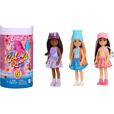 Barbie Color Reveal Doll With 6 Surprises, Rainbow Galaxy Series : Target