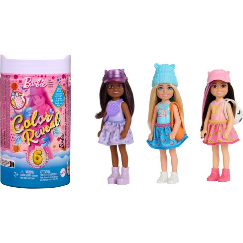 Barbie Color Reveal Sporty Series Chelsea Small Doll 2 With 6 Surprises Target