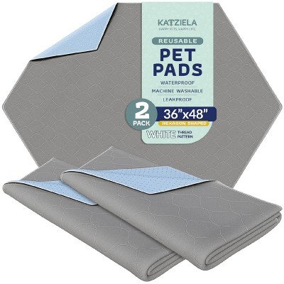 Washable Pet Pads Super Absorbent Waterproof Reusable Pee Pads for Dogs, Washable Puppy Pads for Potty Training, Housebreaking Washable Hexagon Shape