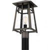Quoizel Lighting Merle 1 - Light Post Light in  Burnished Bronze - 3 of 3