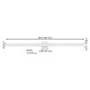 JONATHAN Y Vara Modern Minimalist Indoor/Outdoor Metal 350-Degree Rotate Dimmable Integrated Linear LED Wall Sconce - 4 of 4