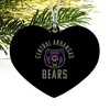 University of Central Arkansas Bears Heart Love Wood Christmas Tree Holiday Ornament - 2 of 3