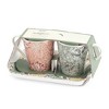 Pimpernel Floral Porcelain Mug & Tray Set - Porcelain & Melamine, Decorative Drinkware for Entertaining or Serving Hot Beverages - Elegant Gift - 4 of 4