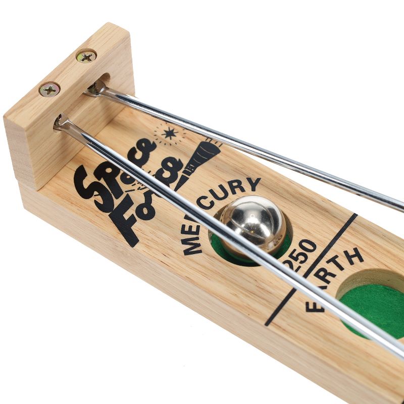 WE Games Shoot The Moon - a Classic 1940's Nostalgia Game - Solid Natural Wood - 17.5 inches, 3 of 8