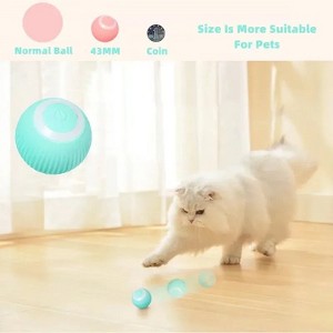 Automatic Rolling Cat Toy Ball, Interactive Smart Motion Activated Pet ...