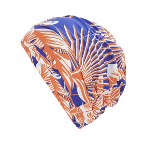 Unique Bargains Nylon Pleated Style Swimming Cap 1Pc - 1 of 4