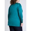 ELOQUII Women's Plus Size Half Placket Tunic - 3 of 4