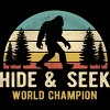 Women's Design By Humans Bigfoot - Hide And Seek World Champion By clickbong Racerback Tank Top - 2 of 2