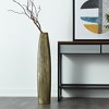 HomeRoots 47" Gold Tapered Ceramic Floor Vase - 2 of 4